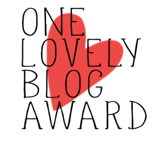 one lovely blog award badge